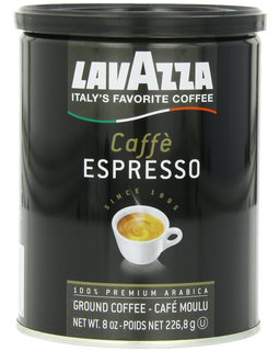 Lavazza Caffe Espresso - Ground Coffee 8-Ounce Cans