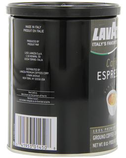 Lavazza Caffe Espresso - Ground Coffee 8-Ounce Cans